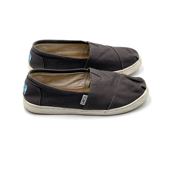 TOMS Classic Alpargata Canvas Shoes Ash Gray Comfortable Hipster Women’s Sz 7.5 - Picture 5 of 9